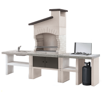 Palazzetti Guanaco 2 - Cucina per esterno in muratura