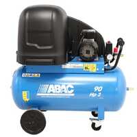 ABAC SILENT A29B 90 CM2 - Compressore aria elettrico monofase a cinghia silenziato - Motore 2 HP - 90 lt