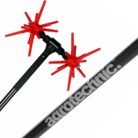 Ripartrak Agrotechnic X.32 Mark II - Abbacchiatore elettrico - Movimento roto vibratorio - Asta Carbonio 200 cm