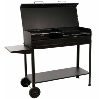 Seven Italy Polifemo Big - Barbecue in ferro artigianale a carbone - 2x 47,5x37cm
