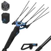 Campagnola MASTER PLUG-IN - Asta in Carbonio e alluminio 185-270 cm- Abbacchiatore elettrico a batteria - 21.6v 5Ah