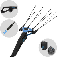 Campagnola MASTER PLUG-IN - Asta in Carbonio e alluminio - 288 - 373 cm - Abbacchiatore elettrico a batteria - 21.6V 5Ah