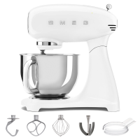 Smeg Full Color Bianco - Impastatrice Planetaria - Vasca in Inox da 4,8 litri
