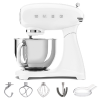 Smeg Full Color Bianco SMF03WHEU - Impastatrice Planetaria - Vasca in Inox da 4,8 litri