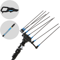 Campagnola Hercules 6 ECO Plug-in - Asta in carbonio - 280 cm - Abbacchiatore elettrico a batteria