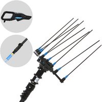 Campagnola Hercules 6 ECO Plug-in - Asta in carbonio - 205 - 275 cm - Abbacchiatore elettrico a batteria