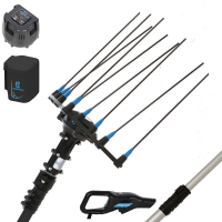 Campagnola Hercules 6 ECO Plug-in - Asta in alluminio da 185-270 cm - Abbacchiatore elettrico a batteria - 21V 5Ah