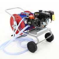 Kit motopompa irrorazione con carrello - Pompa Comet MP30 motore Loncin G200F