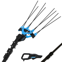 Campagnola Icarus V1 ECO Plug-in - Asta in carbonio da 150-220 cm - Abbacchiatore elettrico a batteria - Asta in carbonio da 150-220 cm