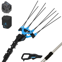 Campagnola Icarus V1 ECO Plug-in - Asta in alluminio da 185-270 cm - Abbacchiatore elettrico a batteria - 21V 5Ah