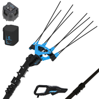 Campagnola Icarus V1 ECO Plug-in - Asta in carbonio da 150-220 cm - Abbacchiatore elettrico a batteria- 21.6V 5Ah