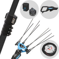 Campagnola Icarus V1 ECO Plug-in - Abbacchiatore elettrico a batteria 21.6V 5Ah - Asta telescopica in carbonio 225/290 cm
