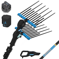 Campagnola Alice STAR ECO Plug-in - Asta in carbonio da 230 cm - Abbacchiatore elettrico- 21.6V 5Ah