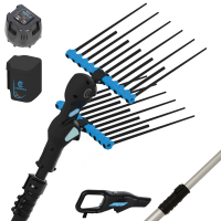 Campagnola Alice STAR ECO Plug-in - Asta in alluminio da 150-220 cm - Abbacchiatore elettrico - 21.6V 5Ah