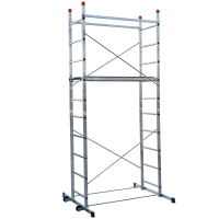 Gierre Easy 400 - Trabattello in alluminio - Compatto - Altezza 3.08m