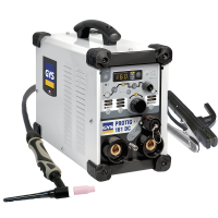 GYS Protig 161 DC - Saldatrice Inverter (TIG HF/LIFT, MMA) + Valigetta, corrente continua (DC)