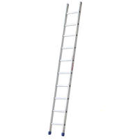 Marchetti A110, 10 gradini, 3 m - Scala in alluminio semplice singola - Altezza stimata operativa 4 m