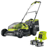 Ryobi RY18LM37A-240 - Tagliaerba a batteria - Taglio 37 cm - 2x18V/4Ah