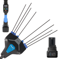 VESCO GALAXY XR14T.1 - Abbacchiatore con batteria a litio - Asta telescopica 210-320 cm - 14.4V 6Ah