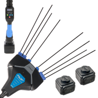 VESCO GALAXY XR21T.1 - Abbacchiatore con batteria a litio - Asta telescopica 210-320 cm - 2x 21.6V 4.5Ah