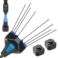 VESCO GALAXY XR21F.1 - Abbacchiatore con batteria a litio - Asta fissa 250 cm - 2x 21.6V 4.5Ah
