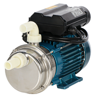 Tellarini ALM 25 MS - Pompa elettrica da travaso in acciaio inox - Raccordi in NYLON dritto+curvo - Monofase - 230V - Scegli i tuoi raccordi!