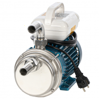Tellarini ALM 25 - Pompa elettrica da travaso per olio in acciaio inox - Raccordi in INOX dritto+curvo - Scegli i tuoi raccordi!