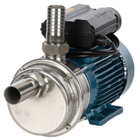 Tellarini ALM 30 - Pompa elettrica da travaso in acciaio inox - Raccordi in INOX dritti - Monofase - 230V - Scegli i tuoi raccordi!