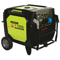 Pramac P7500I - Generatore di corrente ad inverter silenziato carrellato 7 kW - Continua 6,5 kW Monofase