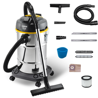 Lavor WTP 30 XE - Aspirapolvere aspiraliquidi - Fusto Inox 30 lt - 1600 W