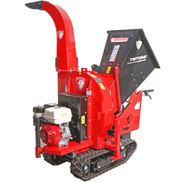 Ceccato Tritone Monster Cingo - Biotrituratore semovente a cingoli - Motore Honda GX390