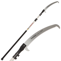 Castellari PO35P+ATO4 - Seghetto su asta ovale in alluminio - 230-390 cm - Lama da 35 cm