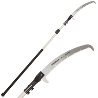 Castellari PO35PRO+ATO3 - Seghetto con denti &quot;U&quot; su asta ovale in alluminio - 180-300 cm - Lama da 35 cm
