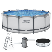 Bestway Steel Pro Max 5618W - &Oslash;396x122 cm - Piscina Rotonda