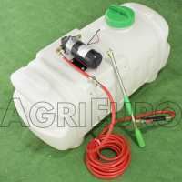 GeoTech CZ-100 - Botte per irrorazione con cisterna da 100 lt per trattorino rasaerba - elettrica
