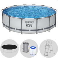 Bestway Steel Pro Max 56950 - &Oslash;427x107 cm - Piscina Rotonda per 7-8 Persone