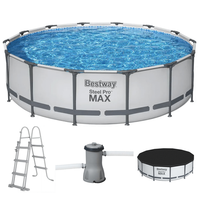 Bestway Steel Pro Max 56950 - &Oslash;427x107 cm - Piscina Rotonda per 7-8 Persone