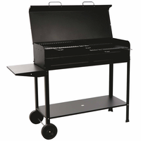 OUTLET - DIFETTI ESTETICI - Seven Italy Polifemo Big - Barbecue in ferro artigianale a carbone - 2x 47,5x37cm