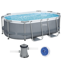 Bestway Steel Pro Max 5614A - Piscina Ovale + Pompa filtro 16 W