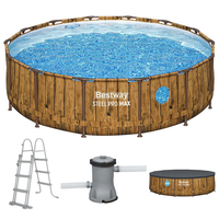 Bestway Steel Pro Max Splashview 561JM - &Oslash;427x107 cm - Piscina Rotonda