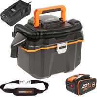 Worx Nitro WX031 - Aspiratore di solidi e liquidi portatile a batteria - 20V 4.0Ah