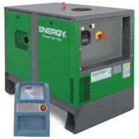 Energy EY-12.5TDE-SA - Generatore di corrente diesel silenziato con AVR - 9 Kw - Continua 8 kW Trifase + ATS