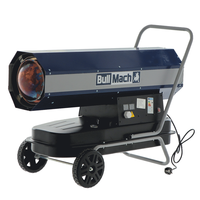 OUTLET - UTILIZZATO PER PROVA - BullMach BM-DDH 60 - Generatore di aria calda diesel - A combusione diretta - Carrellato - 60kW