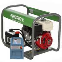 Energy EY-5,5MBE-A - Generatore di corrente a benzina - 4,4 Kw - Continua 4 kW Monofase + ATS