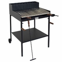 Cruccolini Belvedere Maxi - Barbecue in ferro artigianale a legna e carbone