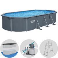 Bestway Hydrium 561CW - 732x366x132 cm - Piscina Ovale per 11-15 Persone