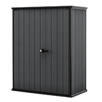 Keter Cortina Alto - Armadio porta attrezzi da giardino - 140x73.6x170.4 cm