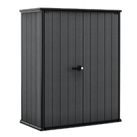 Keter Cortina Alto - Armadio porta attrezzi da giardino - 140x73.6x170.4 cm