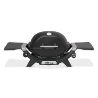Weber Q1200N - Barbecue a gas portatile con ripiani laterali