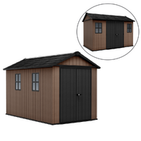 Keter Newton plus 7511/1175 - Casetta da giardino - Con porta doppia anta e finestre